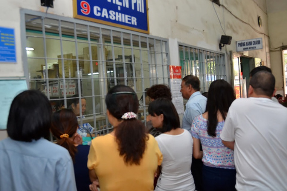 Làm thủ tục khám bệnh tại một cơ sở y tế ở TP HCMẢnh: TẤN THẠNH