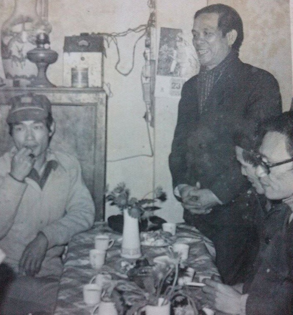 Phòng tân hôn "1 giường, 1 ri đô mỏng manh" của cô dâu Hà thành - 1 Hình ảnh trong lễ ăn hỏi của ông Việt. Ảnh: NVCC