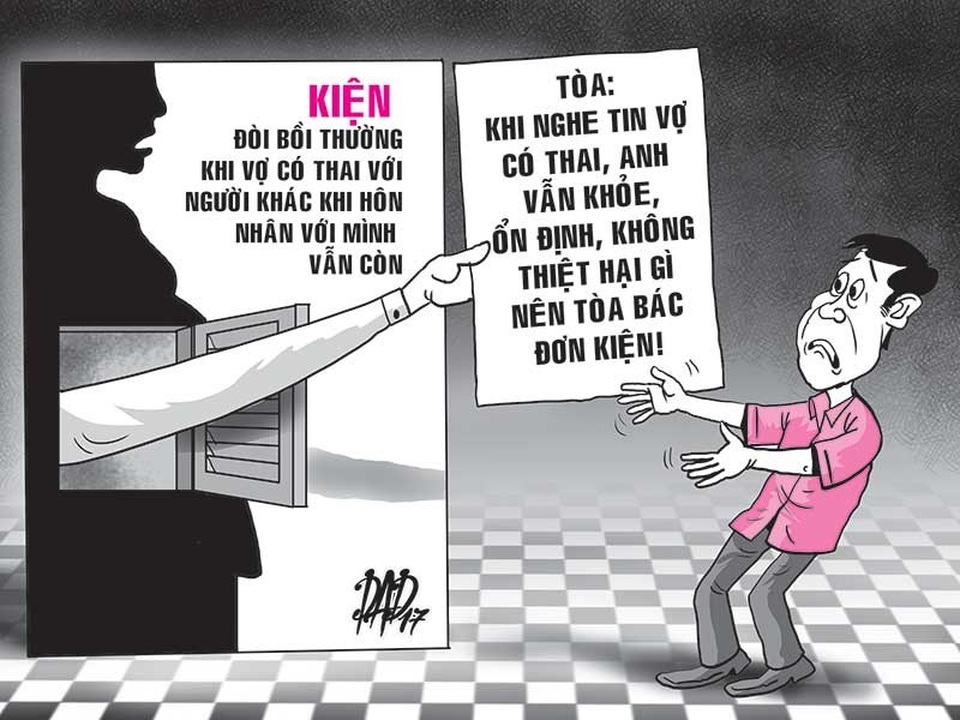 Đòi vợ bồi thường vì có thai với người khác - 1 Đòi vợ bồi thường vì có thai với người khác - 1