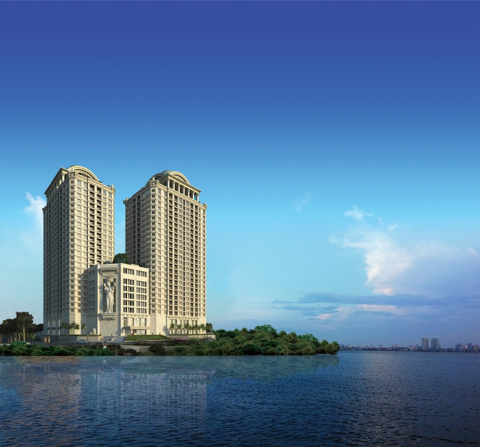 3 điều lý thú chỉ có tại khu căn hộ cao cấp D'. Le Roi Soleil - 1 Vị trí độc tôn bên bờ hồ Tây là điểm đặt lý tưởng cho hồ bơi vô cực