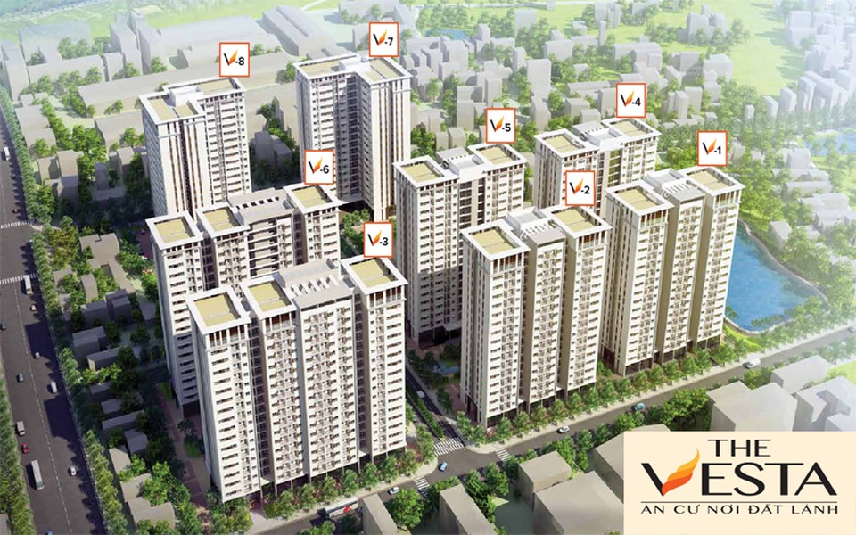 Doanh nghiệp nào vừa hỗ trợ gói vay mua nhà ở xã hội lãi suất 5% trong 15 năm? - 1 The Vesta là dự án nhà ở xã hội đầu tiên áp dụng gói vay lãi suất 5%/năm trong 15 năm
