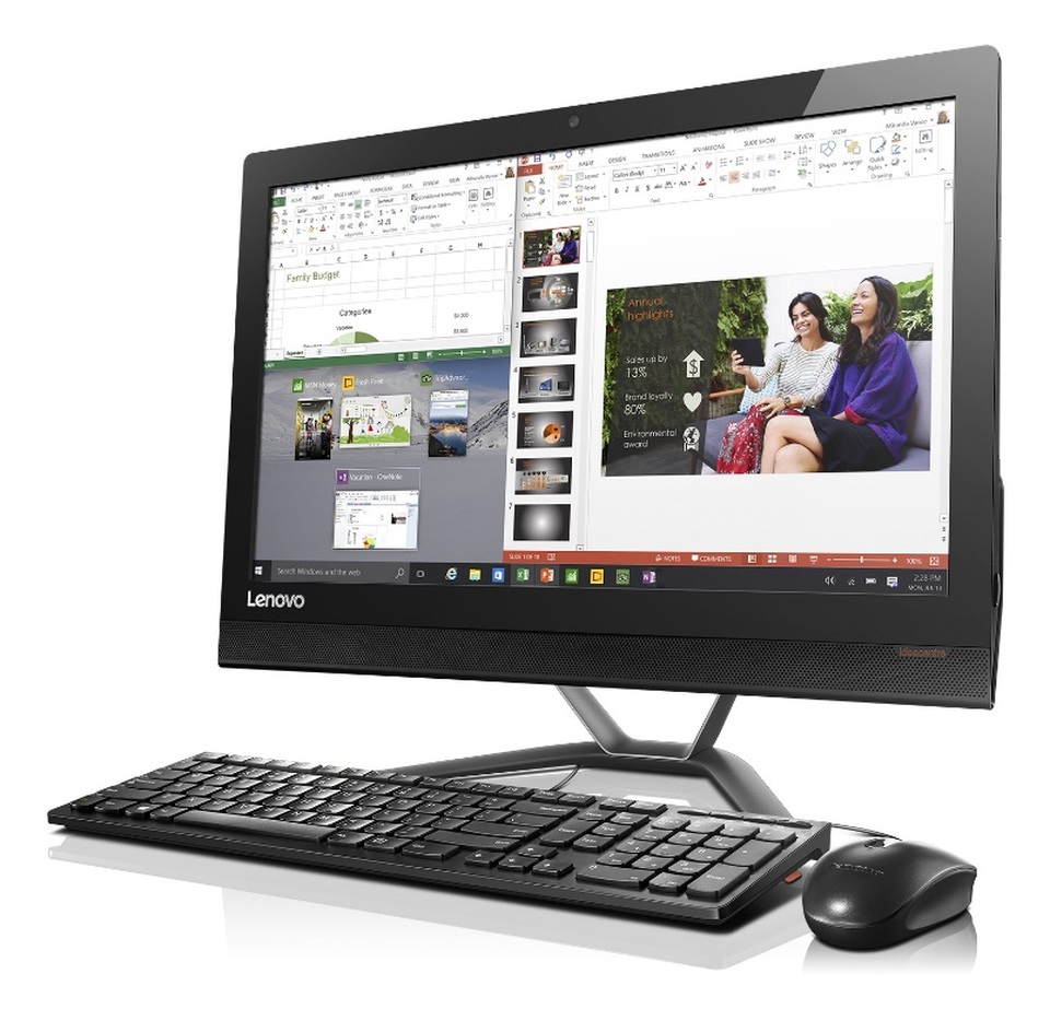Máy tính All-in-one cho không gian hiện đại - 1 Thiết kế gọn nhẹ, hiện đại.