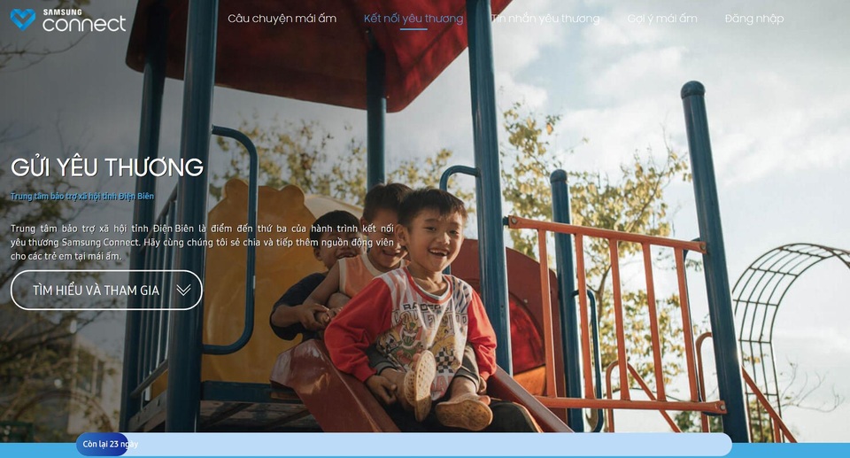 Chương trình Samsung Connect tạo điều kiện cho các nhà hảo tâm trên khắp đất nước “gửi yêu thương”