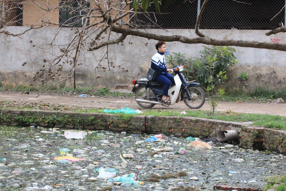 Sau 2 năm, ngôi làng gần 70% trẻ em nhiễm độc chì giờ ra sao? - 2 Rác, xác chết động vật bao vây người dân Đông Mai. Ảnh: HP