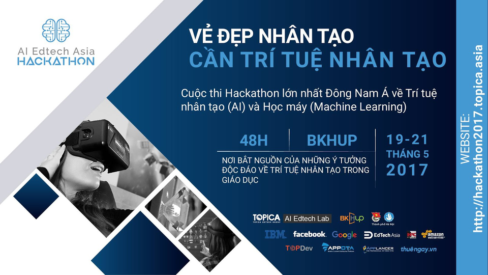 Các “ông lớn" Facebook, Google, IBM, Amazon (AWS)... tài trợ 300.000 USD cho cuộc thi Hackathon tại Việt Nam - 1 Các “ông lớn" Facebook, Google, IBM, Amazon (AWS)... tài trợ 300.000 USD cho cuộc thi Hackathon tại Việt Nam - 1