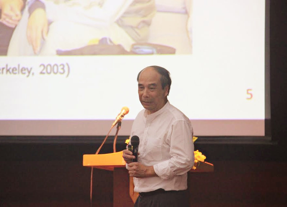 "Vắng bóng" khoa học dữ liệu ở hệ thống bài giảng đại học ở Việt Nam - 1
GS. Hồ Tú Bảo nhấn mạnh tầm quan trọng của khoa học dữ liệu.