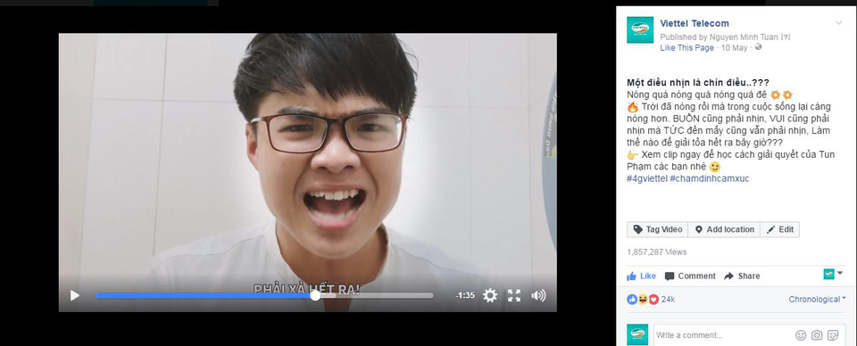 Tun Phạm “gây sốt” với clip bộc lộ cảm xúc ĐỈNH - 1 Tun Phạm “gây sốt” với clip bộc lộ cảm xúc ĐỈNH - 1