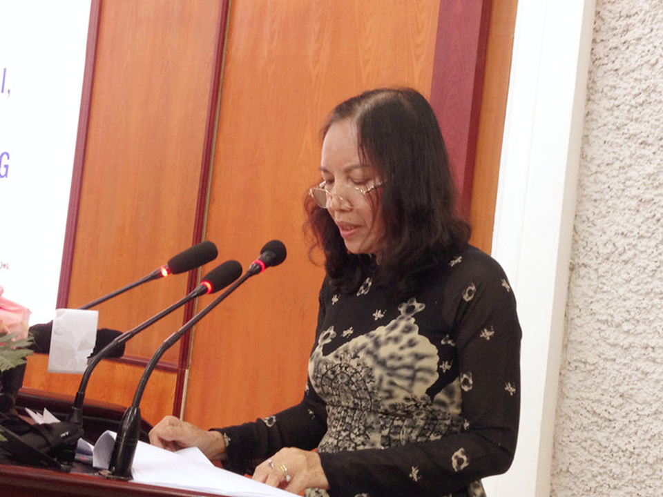 Trường Đại học gắn phát triển với chiến lược “khuyến học, khuyến tài” - 1
Phó Chủ tịch Hội Khuyến học trường ĐH Kinh tế công nghiệp Long An.