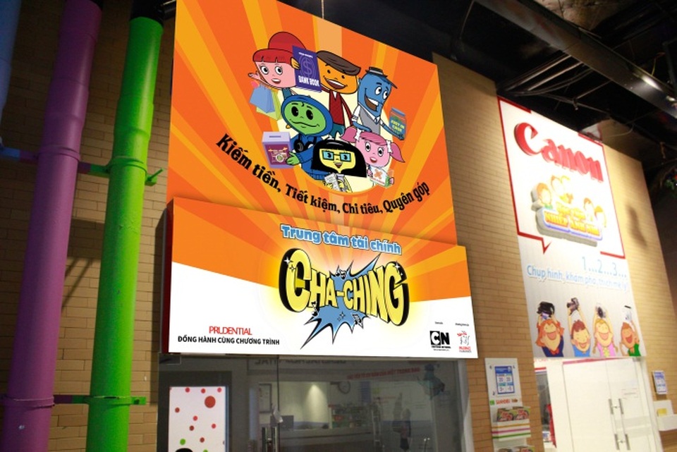 Mô hình Trung tâm Tài chính Cha-Ching tại KizCiti Hà Nội