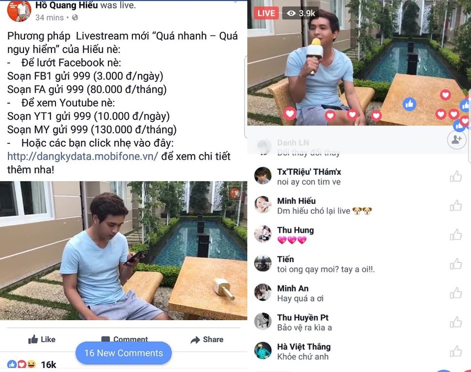 Hồ Quang Hiếu tâm sự về việc “muốn lấy vợ, sinh con” - 1 Hồ Quang Hiếu thoải mái tiết lộ bí mật về học lực 3 năm 1 lớp thời tuổi thơ dữ dội, kế hoạch dấn thân vào nghiệp diễn và nhiệt tình chỉ fan cách dùng Facebook, YouTube “quá nhanh - quá nguy hiểm”