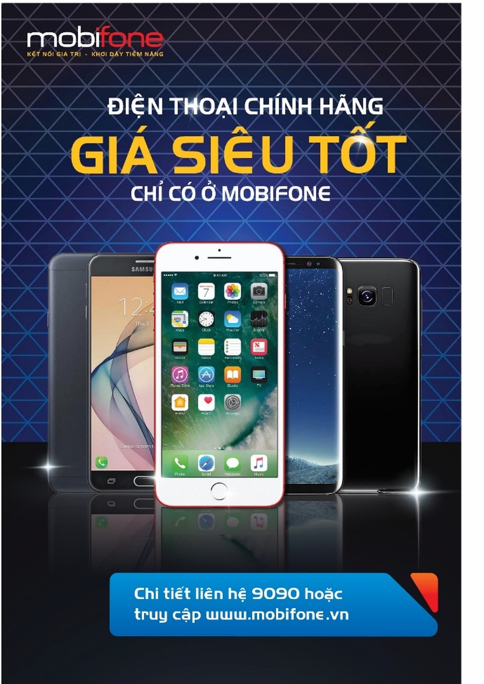 Giảm đến 60% giá Galaxy S8/S8+/J7 Prime và iPhone 7 khi mua tại MobiFone - 1 MobiFone cung cấp siêu phẩm Samsung, iPhone với giá siêu tốt