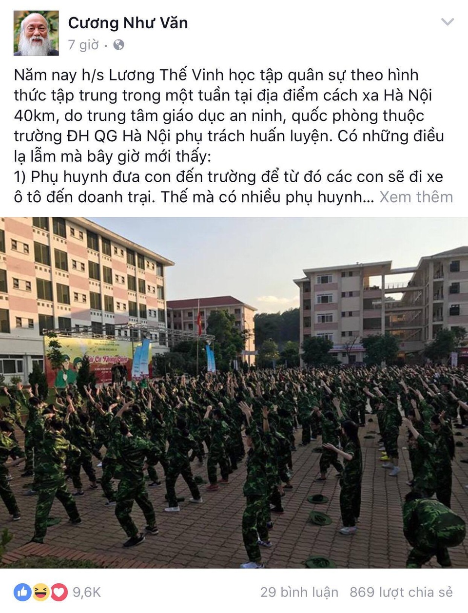 “Con tôi chỉ biết uống nước nhập ngoại, sợ nó không biết uống nước của ta” - 1
Ngay sau khi đăng tải, câu chuyện nhận được hàng nghìn lượt thích và chia sẻ.