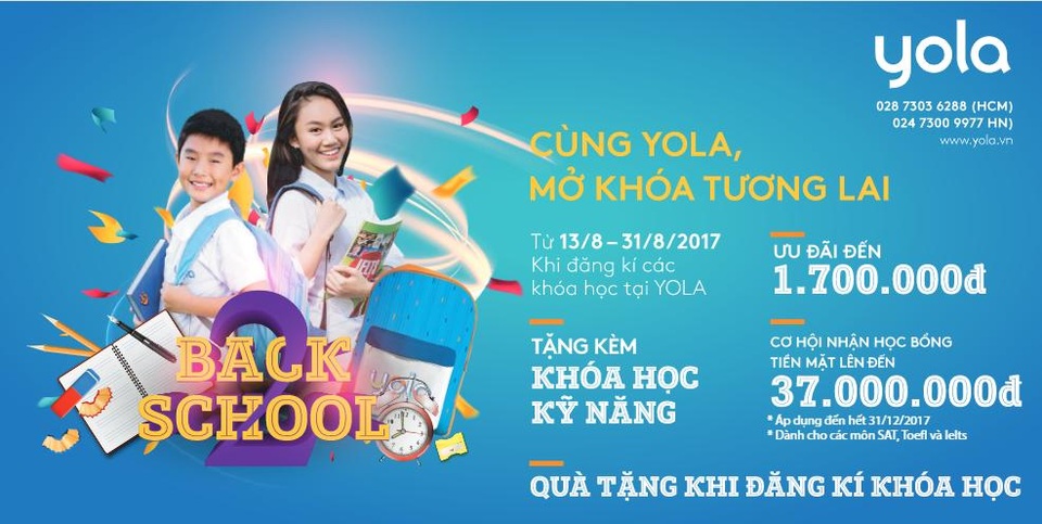 Back to school, cùng YOLA mở khóa tương lai - 1
