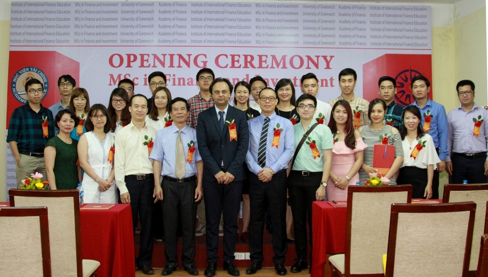 Học viện Tài chính tuyển sinh thạc sỹ Tài chính & Đầu tư - 3 Khai giảng Khóa 7 Chương trình Thạc sỹ Tài chính và Đầu tư tháng 5/2017.