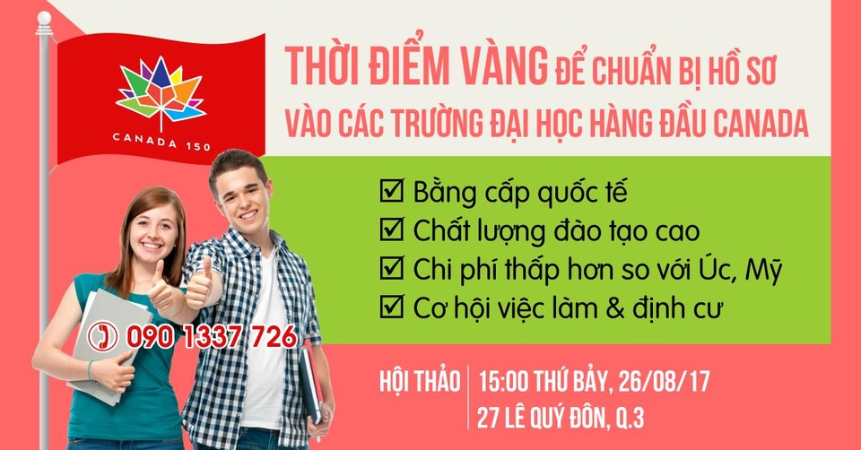 Sẵn sàng cho hành trình tương lai tại các trường Đại học hàng đầu Canada - 1 Sẵn sàng cho hành trình tương lai tại các trường Đại học hàng đầu Canada - 1