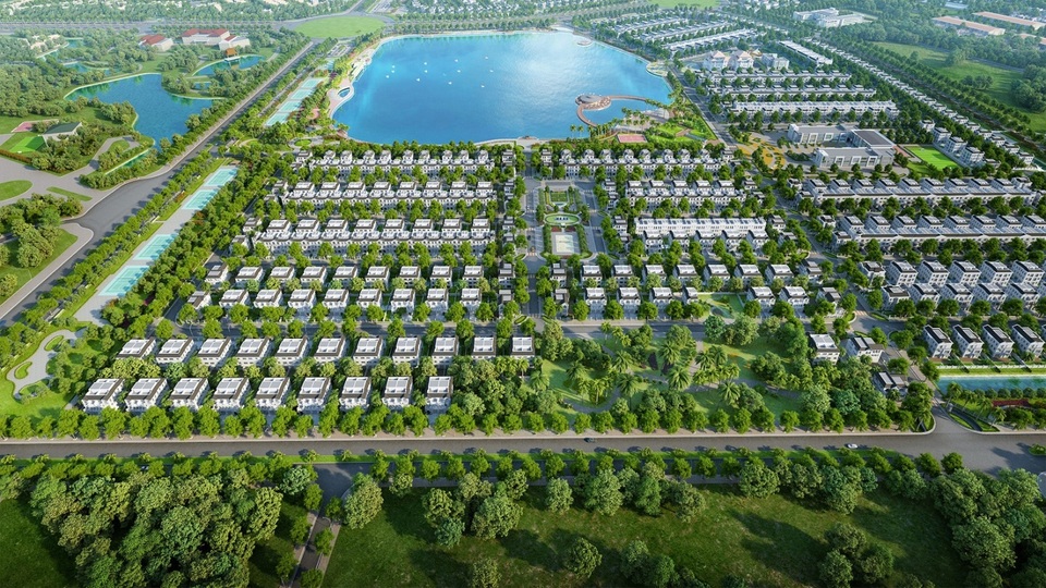 Biệt thự ven hồ: Đẳng cấp không dành cho số đông - 1 Tiểu khu Tulip sở hữu miền xanh riêng biệt