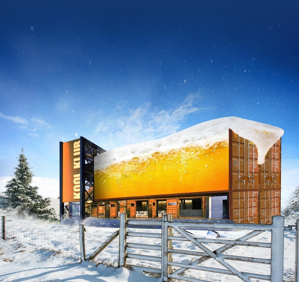 Thế nào là thưởng thức bia sành và chất? - 1 Câu lạc bộ beer Kool Klub lấy cảm hứng thiết kế từ những chiếc container mạnh mẽ, đầy chất phủi bụi