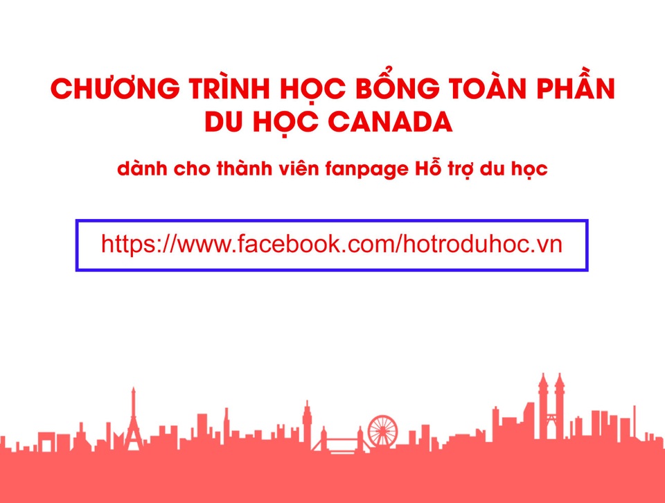Chương trình Học bổng toàn phần du học Canada dành cho tình nguyện viên dự án cộng đồng - 1