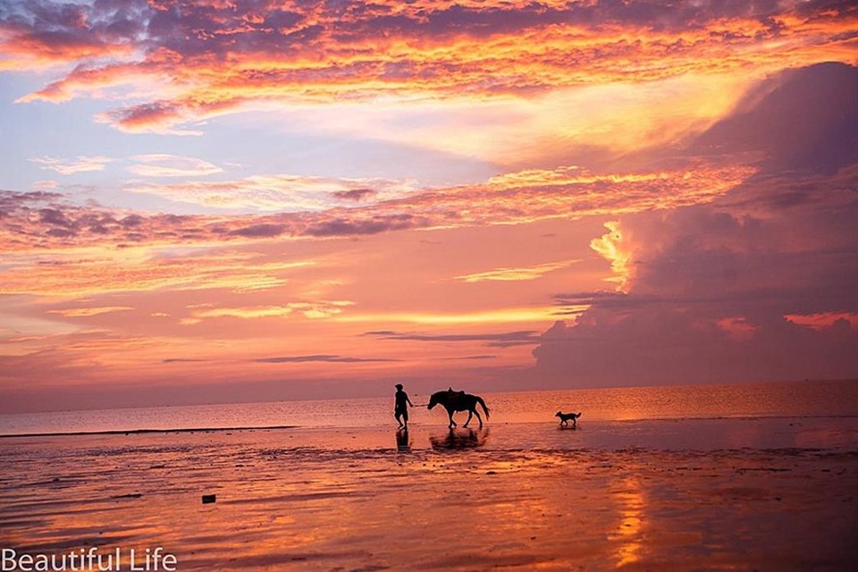 Đón ánh mặt trời rực rỡ trên biển Hải Tiến - 1 Đón ánh mặt trời rực rỡ trên biển Hải Tiến - 1