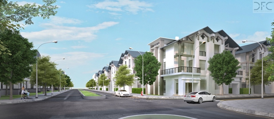 29/10 Mở bán Gò Gai Central Park quà tặng khủng 100 triệu đồng - 1 Phối cảnh biệt thự tại dự án Gò Gai Central Park