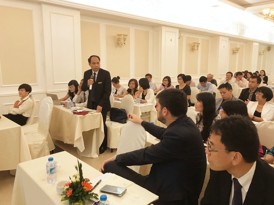Nhìn từ Úc, kinh nghiệm cải thiện xếp hạng toàn cầu cho ĐH Việt Nam - 1 Hơn 70 nhà hoạch định chính sách, chuyên gia giáo dục và đại diện các trường đại học gặp gỡ, trao đổi.