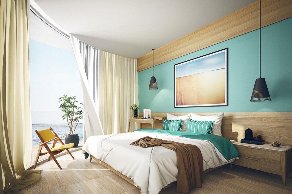 80% số lượng căn hộ Ocean Gate có tầm nhìn hướng biển