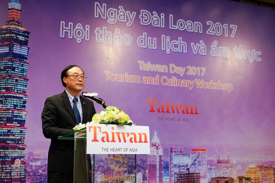 Đài Loan dành nhiều ưu đãi cho du khách Việt Nam - 1 Ông Yong-Hui, Zhou- Cục trưởng, Cục du lịch Đài Loan phát biểu tại hội thảo