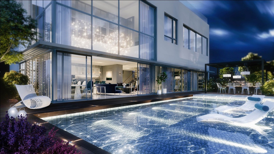 Bí mật của sự hoàn hảo tại bộ sưu tập Villa, Diamond Island - 1 Hồ bơi nước mặn sang trọng tại Pool Villa sử dụng hệ thống điện phân muối hiện đại nhất thị trường