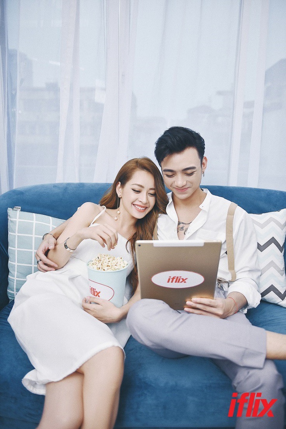 Chi Pu & Soobin Hoàng Sơn rất vui mừng khi được cộng tác và cùng trở thành đại sứ của ứng dụng xem phim trực tuyến đa nền tảng iflix