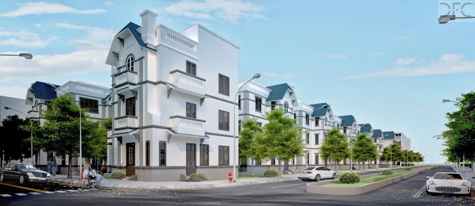 Phối cảnh biệt thự Gò Gai Central Park