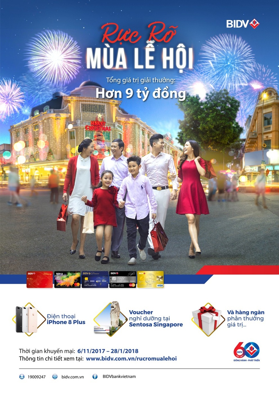 Tưng bừng Chương trình khuyến mại: "Rực rỡ mùa lễ hội cùng BIDV" - 1 Tưng bừng Chương trình khuyến mại: "Rực rỡ mùa lễ hội cùng BIDV" - 1