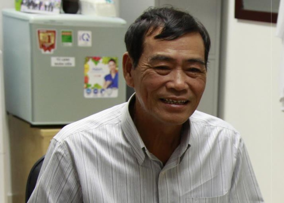 Lần đầu tiên thay van tim qua động mạch cảnh chung trái thành công tại Việt Nam - 1 Ông Lời hạnh phúc vì thoát khỏi những cơn đau tim dai dẳng