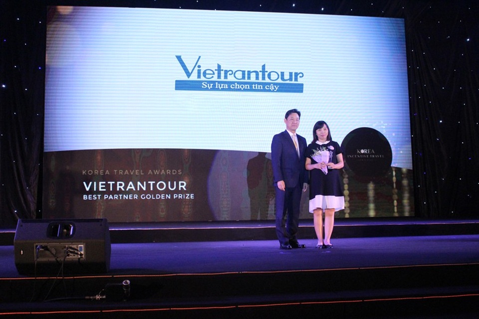 Vietrantour đạt giải thưởng cao quý của Tổng cục Du lịch Hàn Quốc - 1 Vietrantour đạt giải thưởng cao quý của Tổng cục Du lịch Hàn Quốc - 1