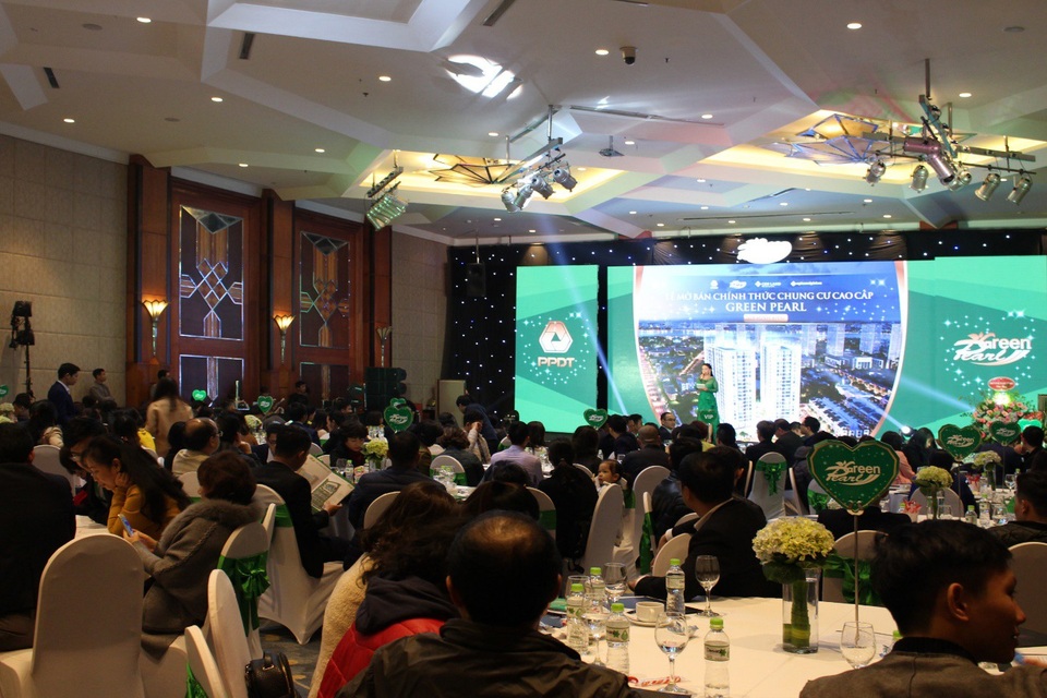 Green Pearl 378 Minh Khai hút khách ngày mở bán - 2 Lễ mở bán dự án Green Pearl 378 Minh Khai thu hút sự quan tâm và tìm hiểu của nhiều khách hàng