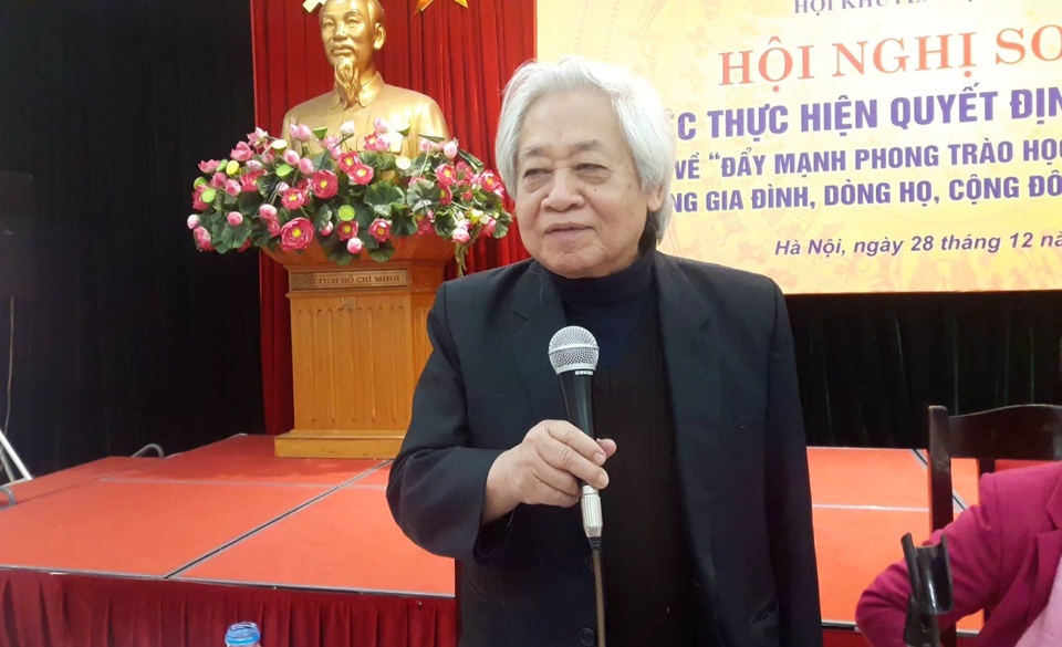 Cả nước có hơn 8 triệu gia đình đạt danh hiệu "Gia đình học tập" - 1
GS.TS Phạm Tất Dong, Phó Chủ tịch, kiêm Tổng Thư kí Hội Khuyến học Việt Nam.