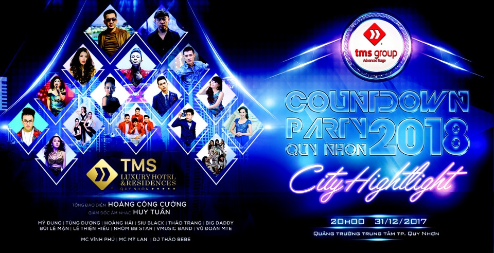 Có gì ở Đại nhạc hội lớn nhất miền Trung TMS Countdown Party - Quy Nhon 2018 - 1