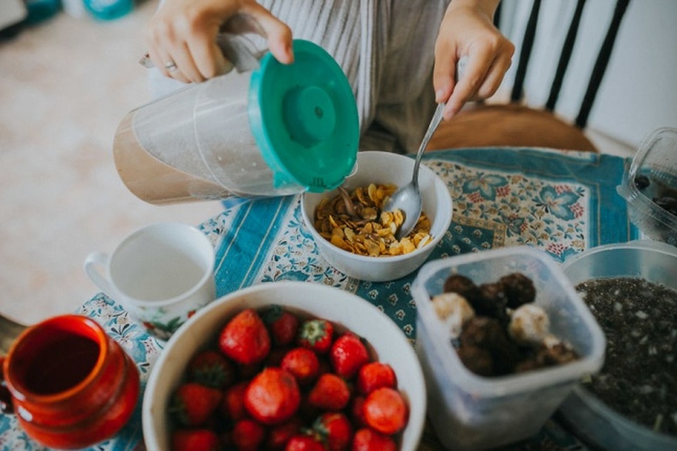 Bữa sáng đơn giản mà hết sức tươi ngon