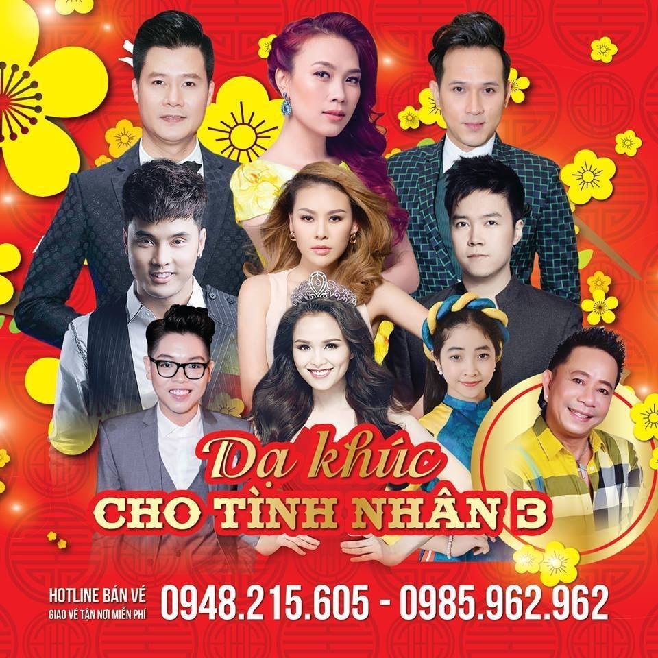 Sau đêm noel “gây sốt”, Mỹ Tâm lại làm nức lòng khán giả “Dạ khúc cho tình nhân 2” - 15 Theo như công bố, Liveshow “Dạ khúc cho tình nhân sẽ diễn ra vào lúc 20h ngày 5/2 tại Nhà hát Trưng Vương, vẫn với sự góp mặt của Mỹ Tâm, Quang Dũng, Kỳ Phương Uyên, Đức Phúc, hoa hậu Diễm Hương và dàn khách mời hàng đầu Việt Nam: Ưng Hoàng Phúc, Nguyên Vũ, Lê Hiếu, danh hài Bảo Chung và Quán quân The Voice Kids 2015 Hồng Minh.