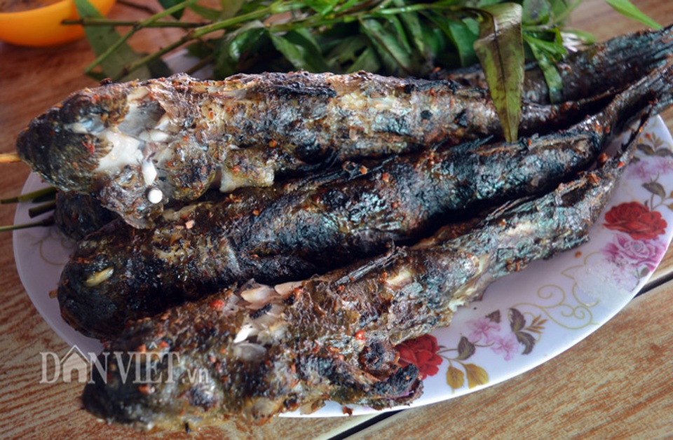 "Săn" loài cá kỳ lạ nhất hành tinh: Vừa biết lặn vừa biết leo cây - 12 Cá thòi lòi nướng muối ớt (Ảnh: Chúc Ly)