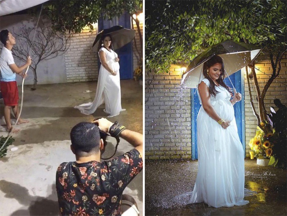 Nhìn mà xem, người ta phun mưa nhiệt tình thế này cơ mà!