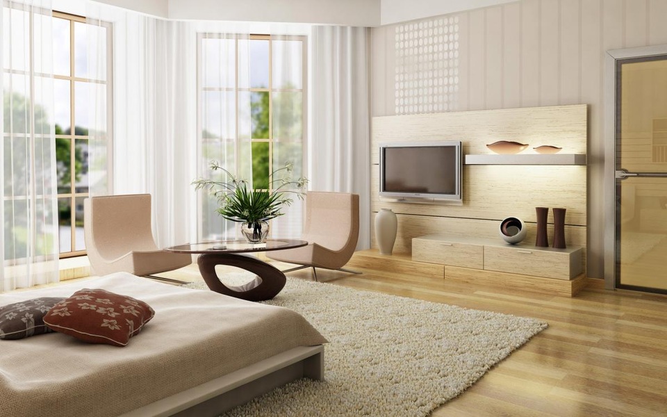 Vì sao Dream Center Home lại có sức hút lớn khi vừa ra mắt? - 2 Căn hộ Dream Center Home thiết kế với màu sắc trang nhã, tiếp xúc nhiều mặt thoáng mang đến không gian sống yên bình