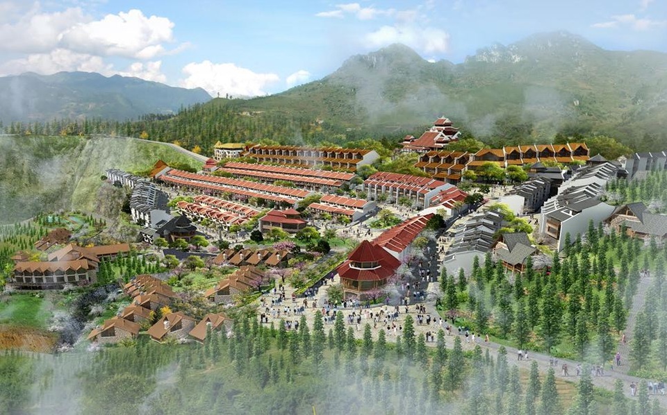 Phối cảnh tổng thể dự án Sapa Jade Hill (Nguồn: http://jadehillsapa.vn)