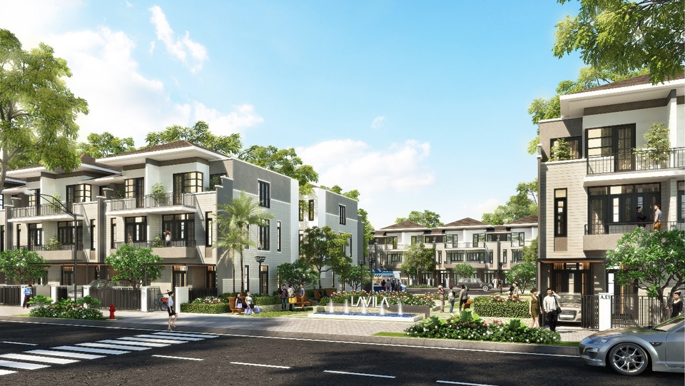 Xu hướng đầu tư mảng xanh, cảnh quan và không gian sống - 2 Một góc công viên nội khu xanh mát, bình yên của LAVILA