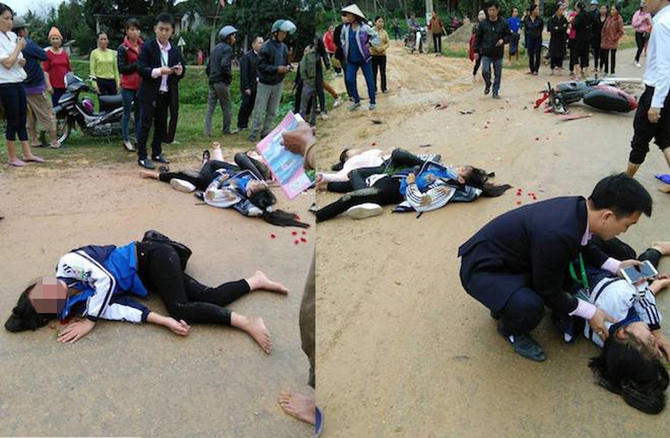 
Hiện trường vụ tai nạn

 
