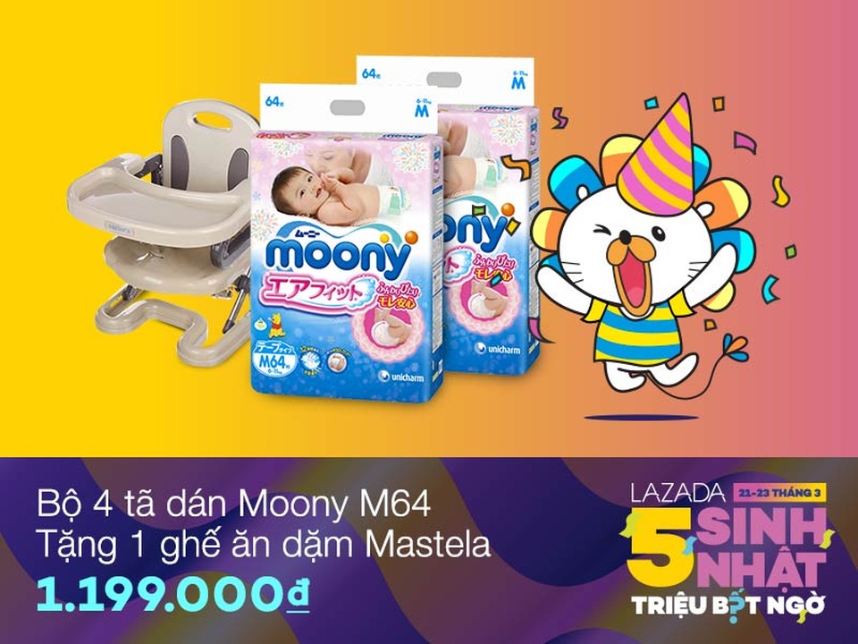 Kỷ niệm 5 năm thành lập, Lazada tưng bừng khuyến mãi - 2 Kỷ niệm 5 năm thành lập, Lazada tưng bừng khuyến mãi - 2