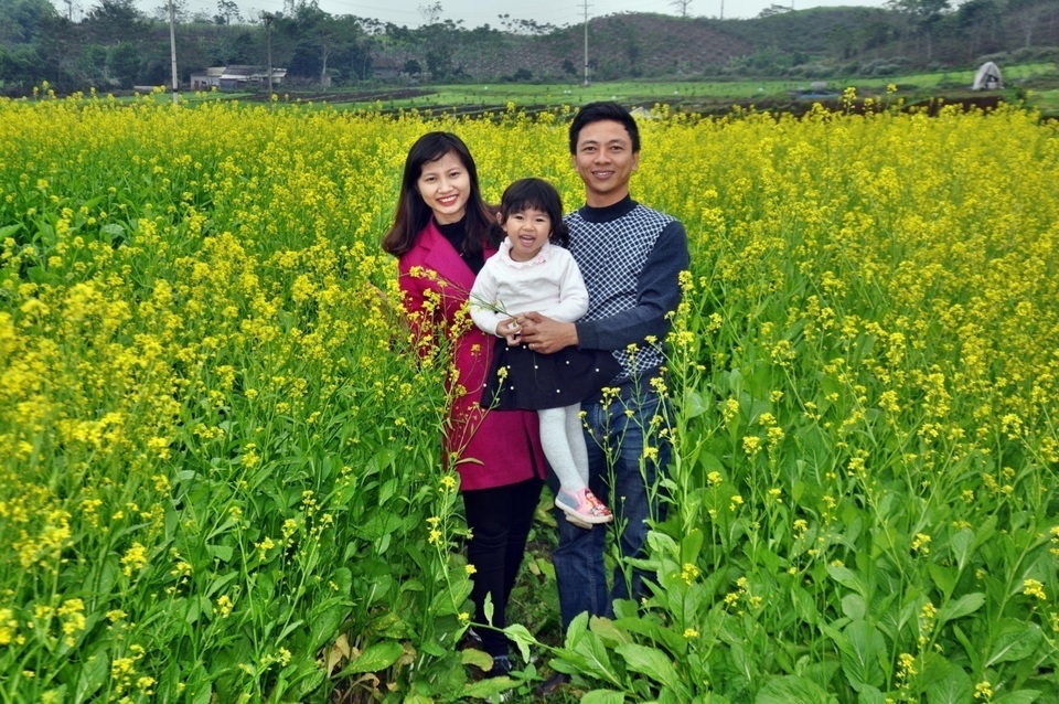 Chị Dung hạnh phúc bên chồng con