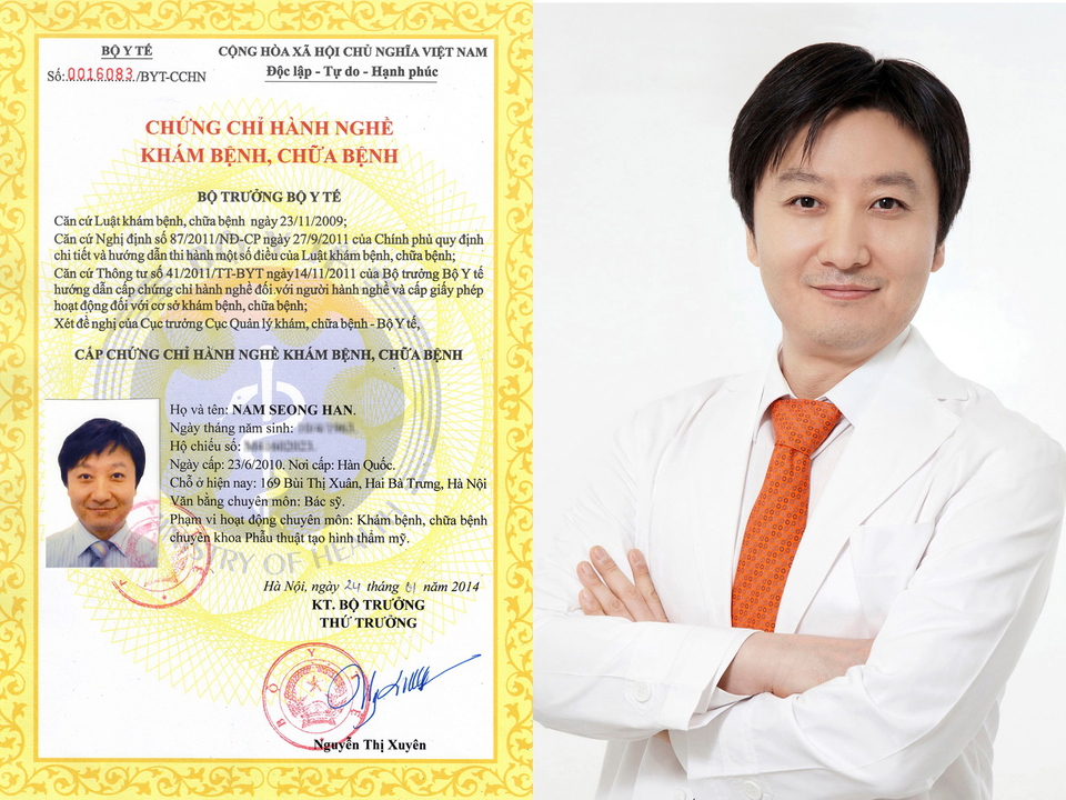 Chuyên gia làm đẹp tư vấn chi tiết về công nghệ nâng cơ chỉ bằng vàng - 2 Tiến sỹ-Bác sỹ tạo hình Nam Seaong Han với 25 năm kinh nghiệm trong ngành thẩm mỹ