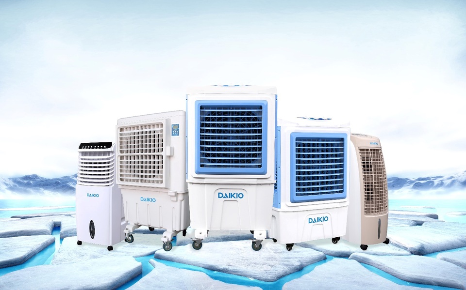 Máy làm mát “cháy hàng” giữa mùa nóng - 2 Máy làm mát cao cấp Daikio liên tục “cháy hàng”
