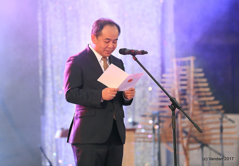 Ngày văn hóa Việt Nam tại Cộng hòa Áo - 3 Thứ trưởng Bộ Văn hóa, Thể thao và Du lịch Lê Khánh Hải.