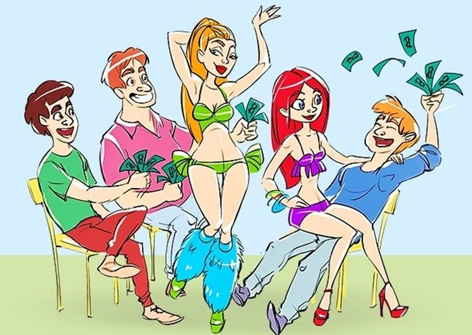 
Phụ nữ nghĩ ngay đó hẳn là một buổi tiệc “thác loạn”
